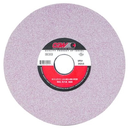 Cgw Abrasives 8X1-2X1-1-4 T1 As3-60-J-Vcer Grinding Wheels 421-34215